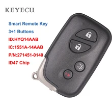 Keyecu Smart Auto Afstandsbediening Sleutel Voor Lexus GS300 GS350 GS430 GS450h LS600h GS460 IS350 IS250 ES350, HYQ14AAB, 1551A-14AAB, 271451-0140
