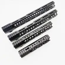 MLOK handguard Free Float Super Slim ar 15 Handguard Quad Rail стальная гайка. 223 для AR 15 M4 M16 7 10 12 13,5 15 дюймов