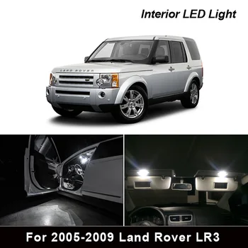 

14x White Canbus LED Bulbs Interior Kit For 2005-2009 Land Rover LR3 Map Dome Door Plate Light Car Accessories