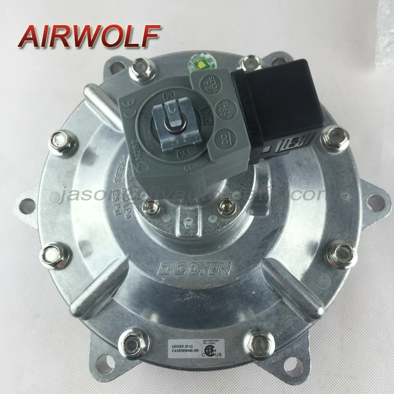 GOYEN CA102MM 4 дюйма алюминиевый сплав Импульсный еще клапан DC24V AC220V AC110V