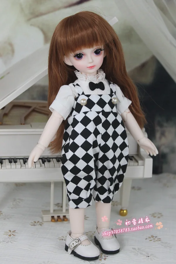 Shirt and pants B 1/8 1/6 на шарнирах, в масштабе: рубашка+ платье или комбинезон, аксессуары для одежды для куклы BJD/SD YOSD, в комплект не входят кукла, обувь, парик и другие A0334 - Цвет: Shirt and pants B