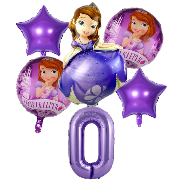 New Disney Sofia Princess Theme Party Disposable Tableware For Decorations Birthday Party Baby Shower Napkin Plate Cup Supplies style 1