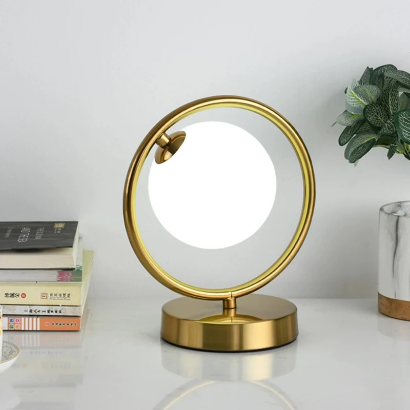 Quarto, Hotel, Round Ring Desk Lights, Home Decor