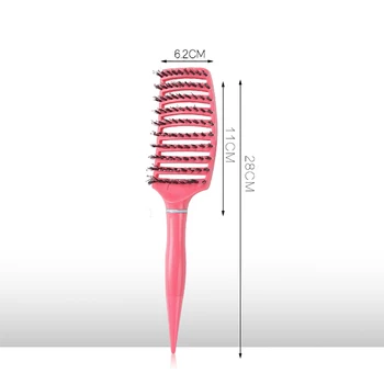 

Big Tooth Comb Wide Arc Curl Comb Perm Special Large Curved Rolling Comb In The Division Of Large Waves To Finalize The Design