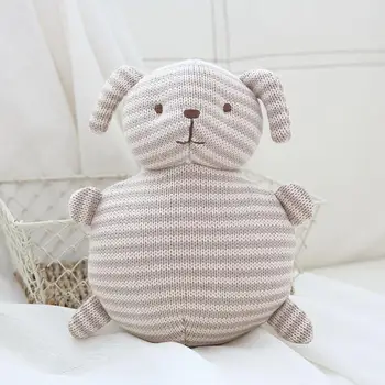 

Cotton Knitted Wool Animal Doll Super Cute Puppy Baby Pacified Plush Toys