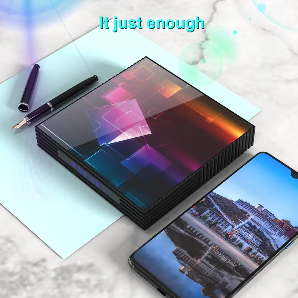 Android 9 0 ТВ бокс A95x F3 смарт android Tv 4 Гб 64 ГБ 32 Amlogic S905X3 2 4/5G wifi Netflix Plex медиасервер smart Box