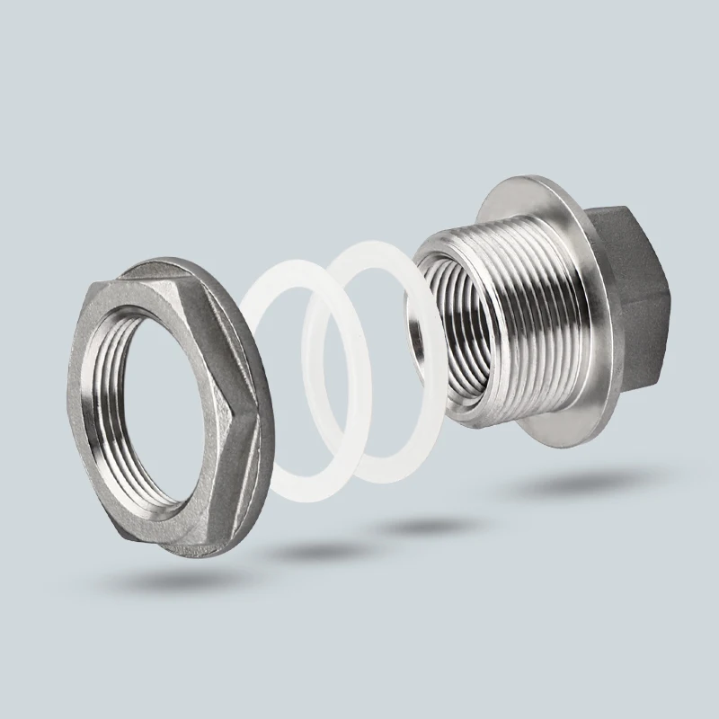 Weldless-Bulkhead-1-2-Compact-Home-Brew-Kettle-Weldless-Fittings-Stainless-Construction-Food-Grade-Silicone-Gasket (2)