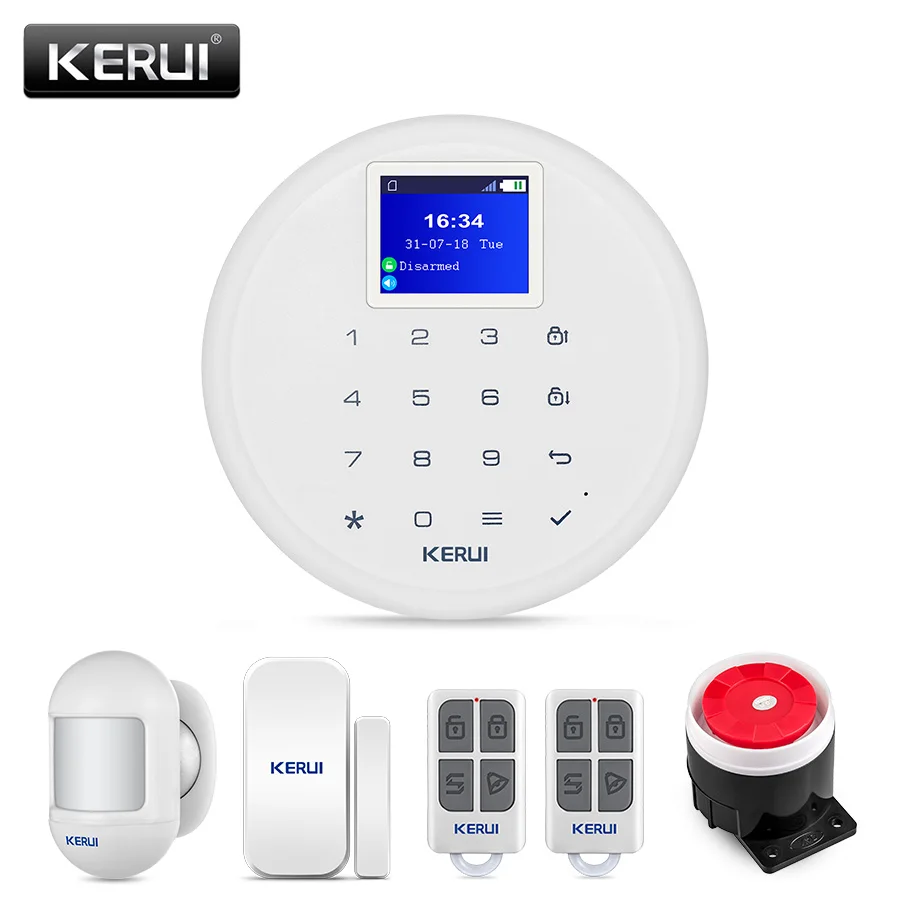 KERUI G17 mieszkalnych alarm gsm system alarmowy w domu bezprzewodowy włamywacz czujnik bezpieczeństwa zestaw android ios telefon pilot aplikacji sterowania KERUI G17 mieszkalnych alarm gsm system alarmowy w domu bezprzewodowy włamywacz czujnik bezpieczeństwa zestaw android ios telefon pilot aplikacji sterowania