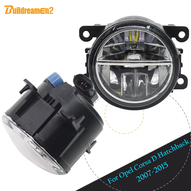 Buildreamen2 для Opel Corsa D хэтчбек 2007-2015 автомобильные аксессуары 4000LM спереди