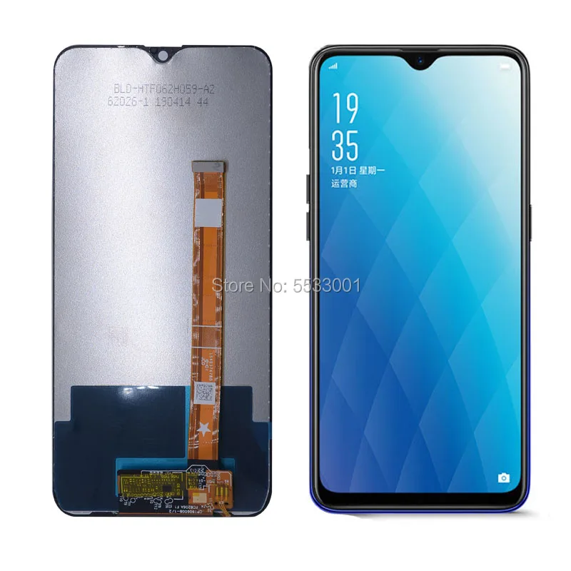ЖК-дисплей для OPPO A7 AX7 6 2 дюйма сенсорный экран панель дигитайзер датчик Oppo A5S
