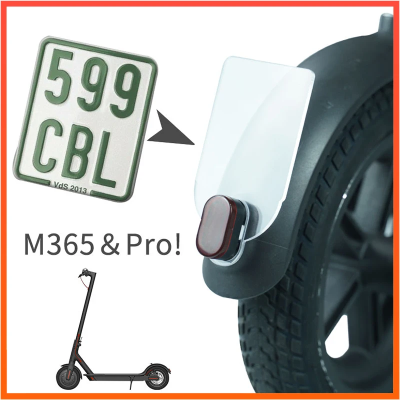 

Задний номерной знак для электроскутера Xiaomi M365 Pro