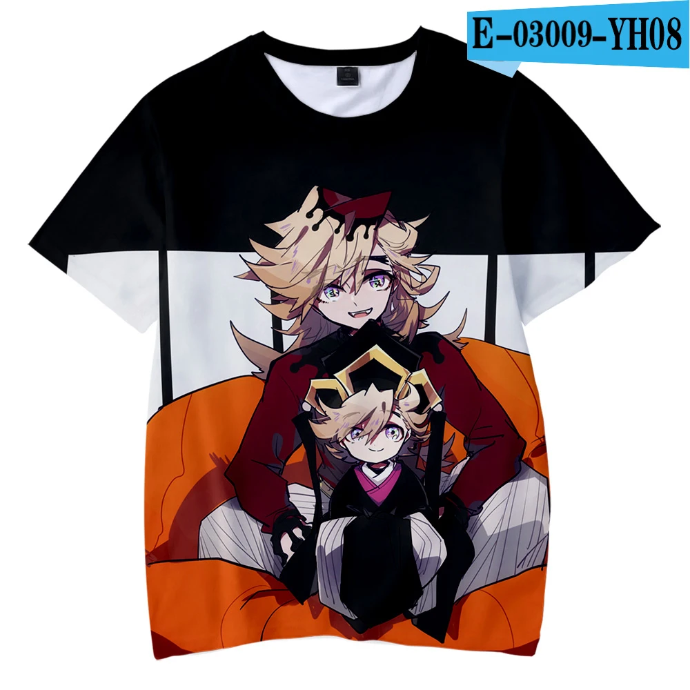 Kimetsu no Yaiba/Детская футболка с 3D принтом «Demon Slayer», Kamado Tanjirou, одежда для мальчиков, топы для девочек 3, 5, 6, 7, 8, 10, 12 лет