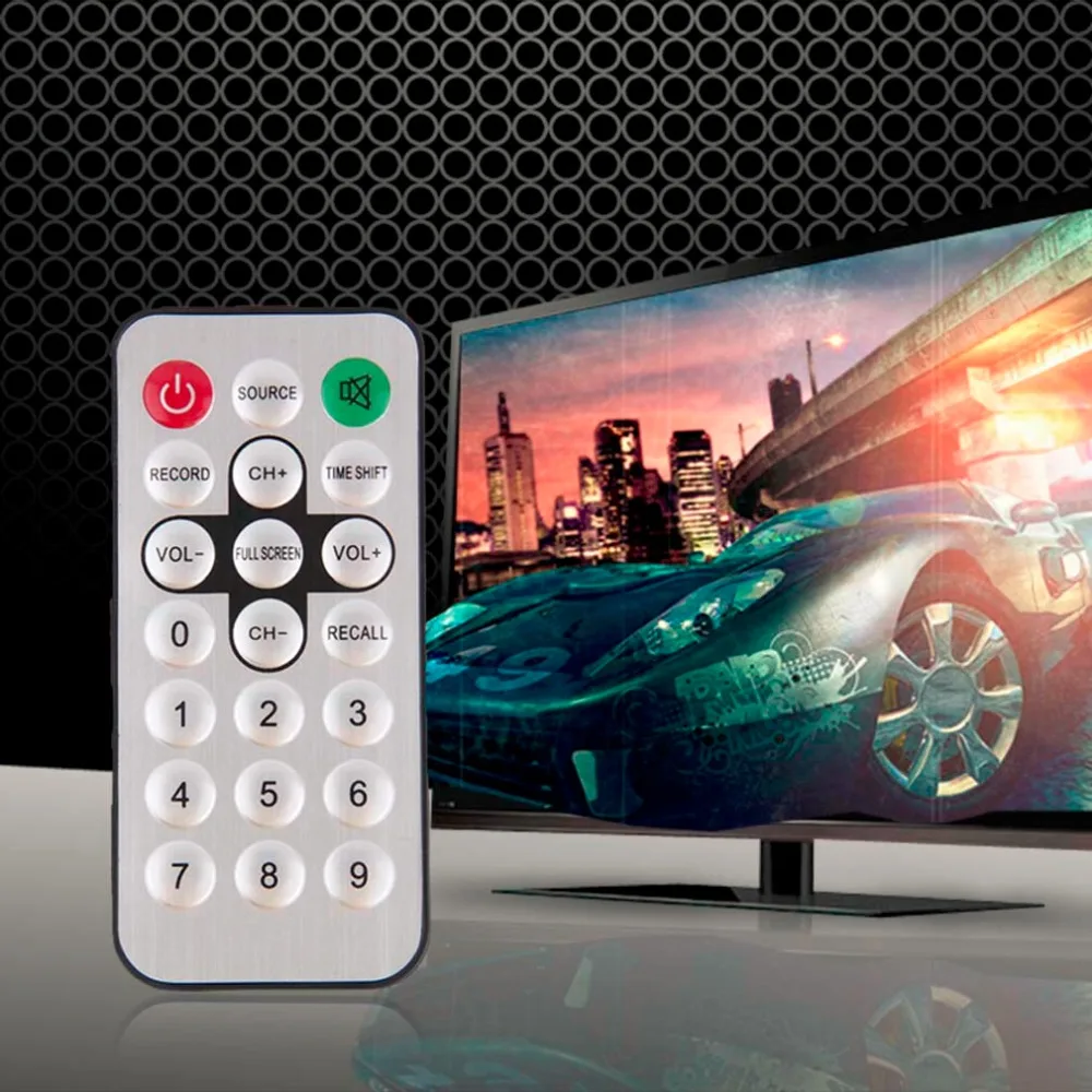 Digital DVB-T2/T DVB-C USB 2.0 TV Tuner Stick HDTV Receiver with Antenna Remote Control HD USB Dongle PC/Laptop for Windows