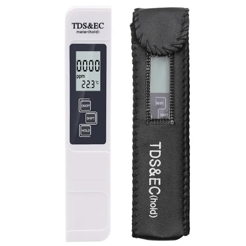 PH Meter 0.01 PH High Precision Water Quality Tester with 0-14 PH Measurement Range,TDS Water Quality Tester TDS&EC LCD Water handheld ph meter Measurement & Analysis Tools