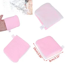 Очищающая перчатка для снятия макияжа, многоразовая салфетка из микрофибры для лица, полотенце для лица, полотенце для ухода за лицом, Прямая поставка 8*10 см