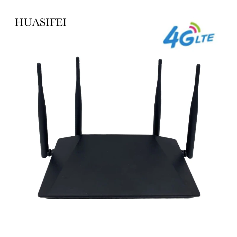 Wi-Fi роутер HUASIFEI 4g сим-карта с 4 внешними антеннами супердешевый беспроводной
