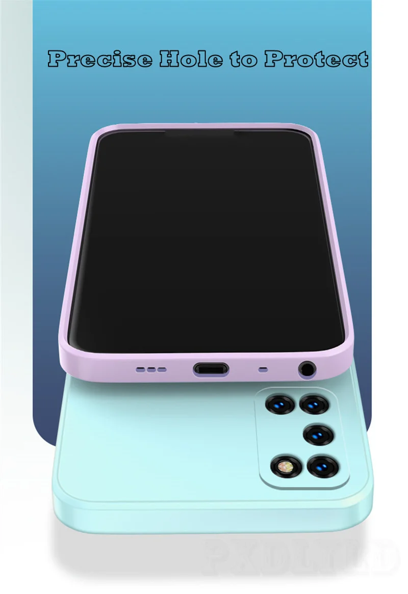 Thời Trang Gọng Vuông Silicone Ốp Lưng Điện Thoại Samsung Galaxy S21 S22 Cực S20 FE S10 Lite Note 20 10 Plus a51 A71 A52 Bìa Mềm samsung cute phone cover