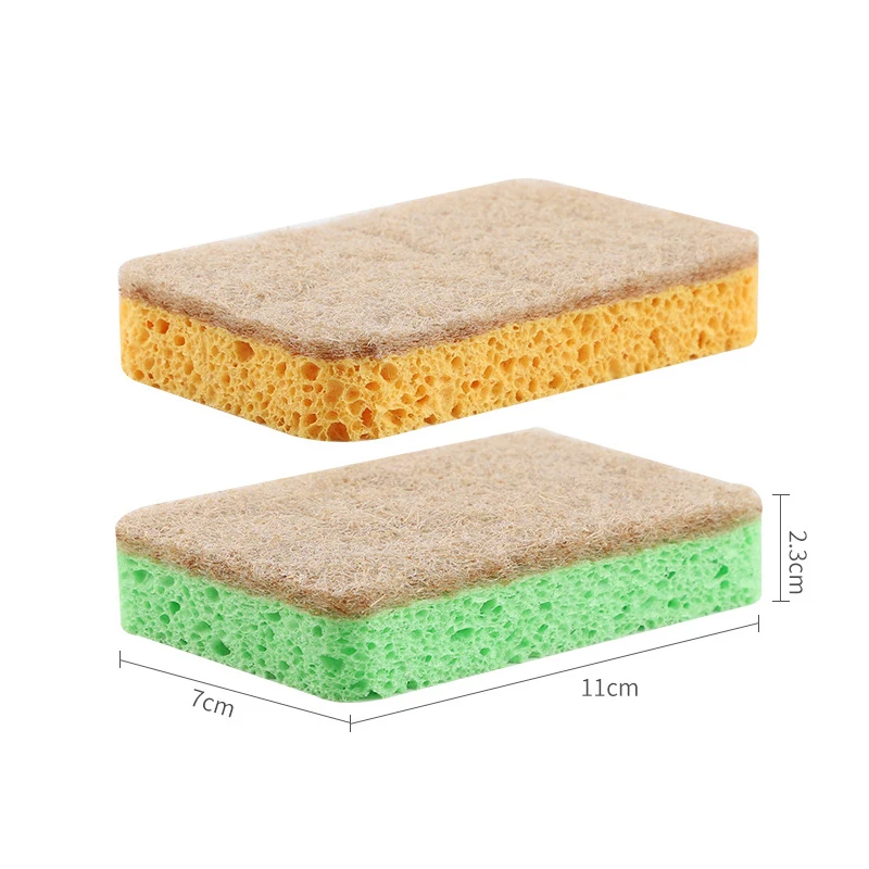 Esponja ecológica Natural respetuosa con el medio ambiente para lavar la cocina artículos pequeños utensilios de limpieza del hogar lavavajillas 8 Venta de cadena de bolas online Esponja ecológica Natural respetuosa con el medio ambiente para lavar la cocina artículos pequeños utensilios de limpieza del hogar lavavajillas - Imagen 6