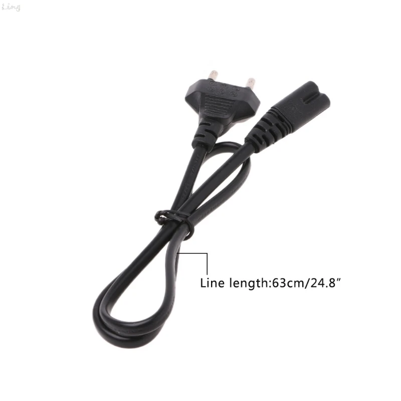 2-контактный штырек AC EU Питание кабель подводящего провода Мощность шнур для настольных U50A
