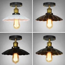 Американская деревенская потолочная необычная лампа для ресторана лестница в прихожей магазин одежды Индустриальный Стиль Железный художественный зонтик Cool Sm