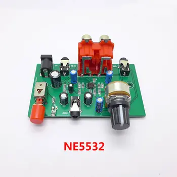 

NE5532 Music Audio Signal Preamp Amplifier Board Gain 20db Headphone Driver Amplification