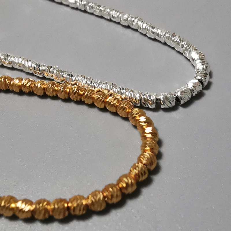 Модный браслет в стиле хип-хоп с золотыми бусинами, браслеты из серебра 925 пробы, дизайнерские ювелирные изделия ручной работы для женщин и мужчин, подарки