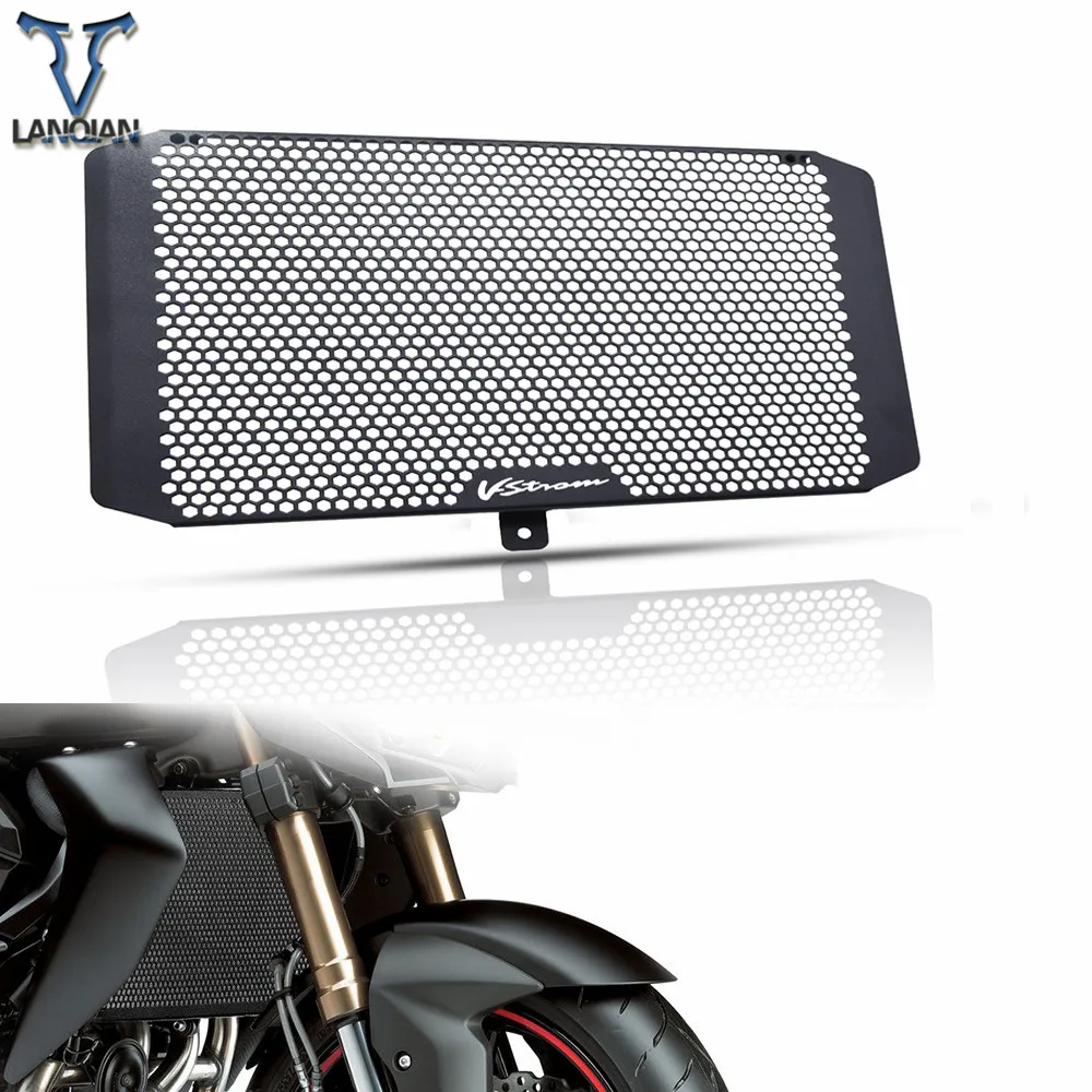 

for Suzuki VStrom 650XT 2017 Motorcycle Accessories Radiator Grille Guard Protector Grill Cover Protection motobike With logo