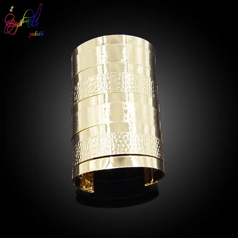 Yulaili преувеличенный стиль браслет из медного сплава для женщин Шарм вечерние ювелирные изделия Свадебные аксессуары