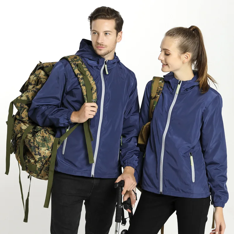 Стиль Настраиваемый открытый альпинизм четыре стороны эластичность мужской Пыльник водонепроницаемый Быстросохнущий дышащий Тонкий