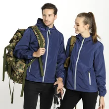 Стиль Настраиваемый открытый альпинизм четыре стороны эластичность мужской Пыльник водонепроницаемый Быстросохнущий дышащий Тонкий