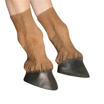 

new 2018 hot 60pairs=120pcs Latex horse mask party performance horse front legs gloves foreleg mask