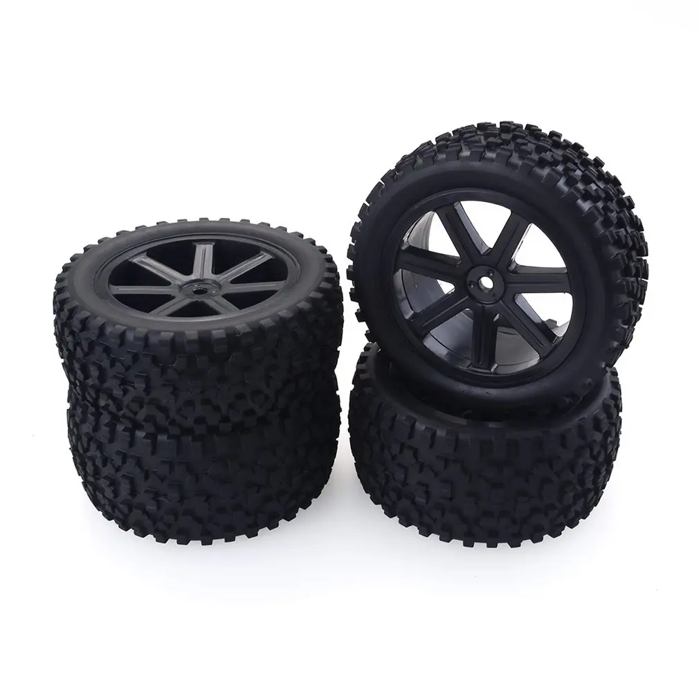 4 шт. 1/10 RC автомобильные резиновые шины пластиковые колеса для Redcat HSP HPI Hobbyking Traxxas