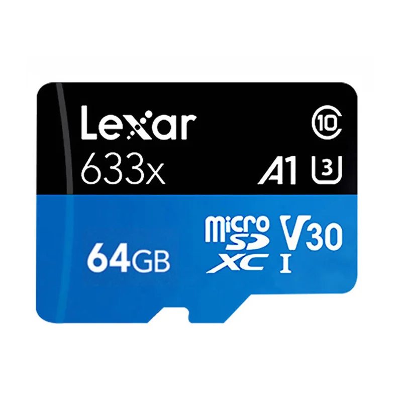 64GB Оригинальная карта памяти Lexar 32G 64GB 128GB 633X Micro SD SDXC 95 МБ/с. TF карта флэш-накопитель - Емкость: 64GB