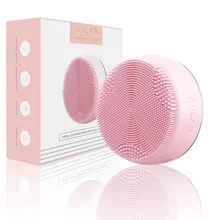 Электрический Глубокий Уход за лицом Чистящая Щетка массажная 4 светильник терапии Sonic зубная щётка уход за кожей лица стиральная IPX7 Водонепроницаемый силиконовый массажер для лица, моющее средство по уходу за кожей