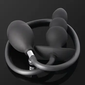 BDSM Inflatable Anal Plug Anal Expander Butt Plug Dilator G Spot Stimulator Prostate Massager Sex Toys игрушки для взрослых18 2