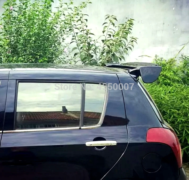 Для swiфт спойлер Высокое качество ABS Материал заднего крыла для Suzuki swift спойлер 2007 2008 2009 2010 2011 2012 2013