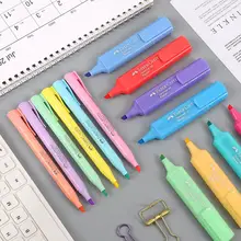 Faber Castell – stylo à encre à Pigment Fluorescent à base d'eau, marqueur de voyage à balles, 6 pièces/8 pièces