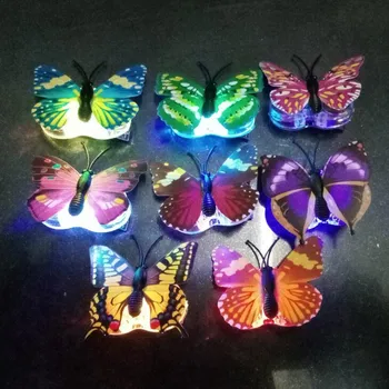 

Lovely Cartoon LED Flashing Butterfly Hair Clips Children Girls Headwear Hair Decoration New Year Party