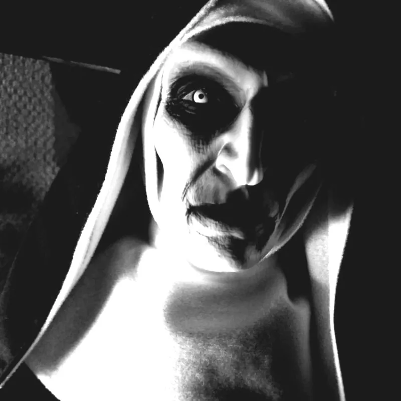 Mezco 90580 18 дюймов ужасная коллекция Nun фигурка для любителей Хэллоуина праздничный