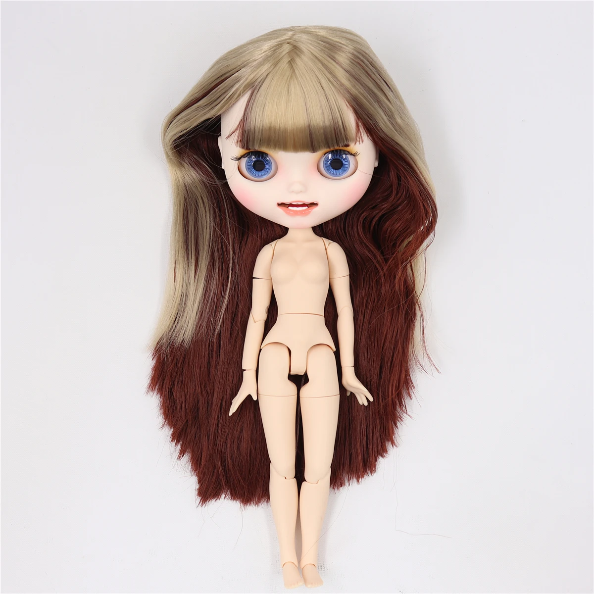 Ледяная фабрика blyth кукла игрушка bjd шарнир тело белая кожа пользовательская кукла матовое лицо 30 см голая кукла