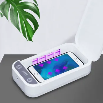 

Vococal Smart Phone UV Sanitizer Box Disinfection Case with Aromatherapy Function for 6.5inch Phones Mouth Mask Keys Eyeglasses