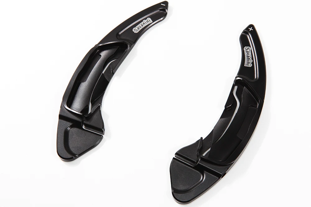 tommia 2pcs Steering Wheel Aluminum Shift Paddle Shifter Extension For Subaru XV 2012- Car-styling