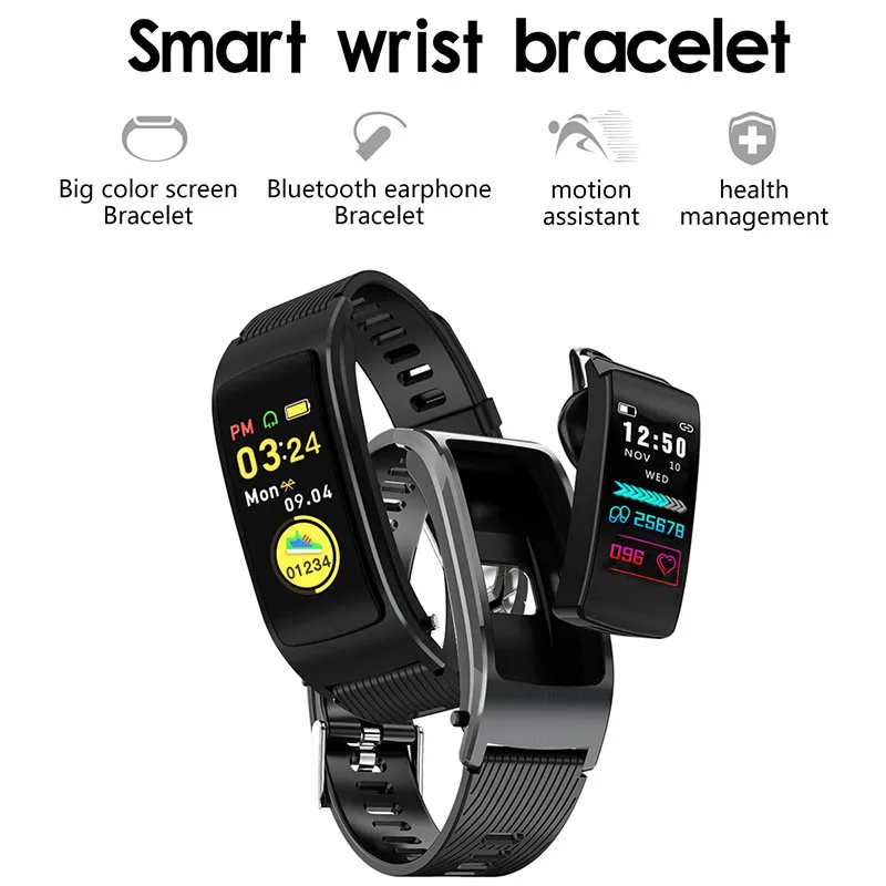 Fitness Tracking Smart Watch Heart Rate Monitor Bluetooth Wireless Sports Smart Bracelet GV99
