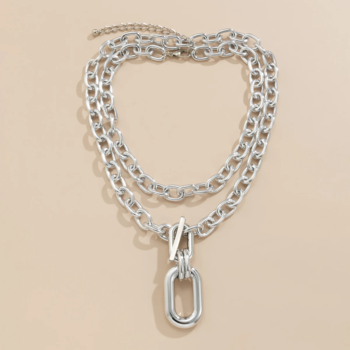 Bracciale con ciondolo moneta a catena a maglie cubane