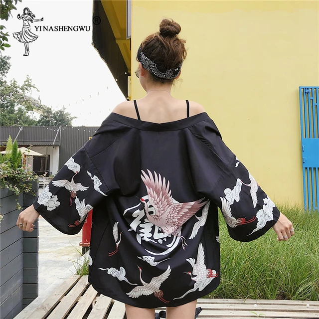 Kimono japonés tradicional Yukata para hombre, cárdigan informal de moda,  ropa asiática fina para playa - AliExpress