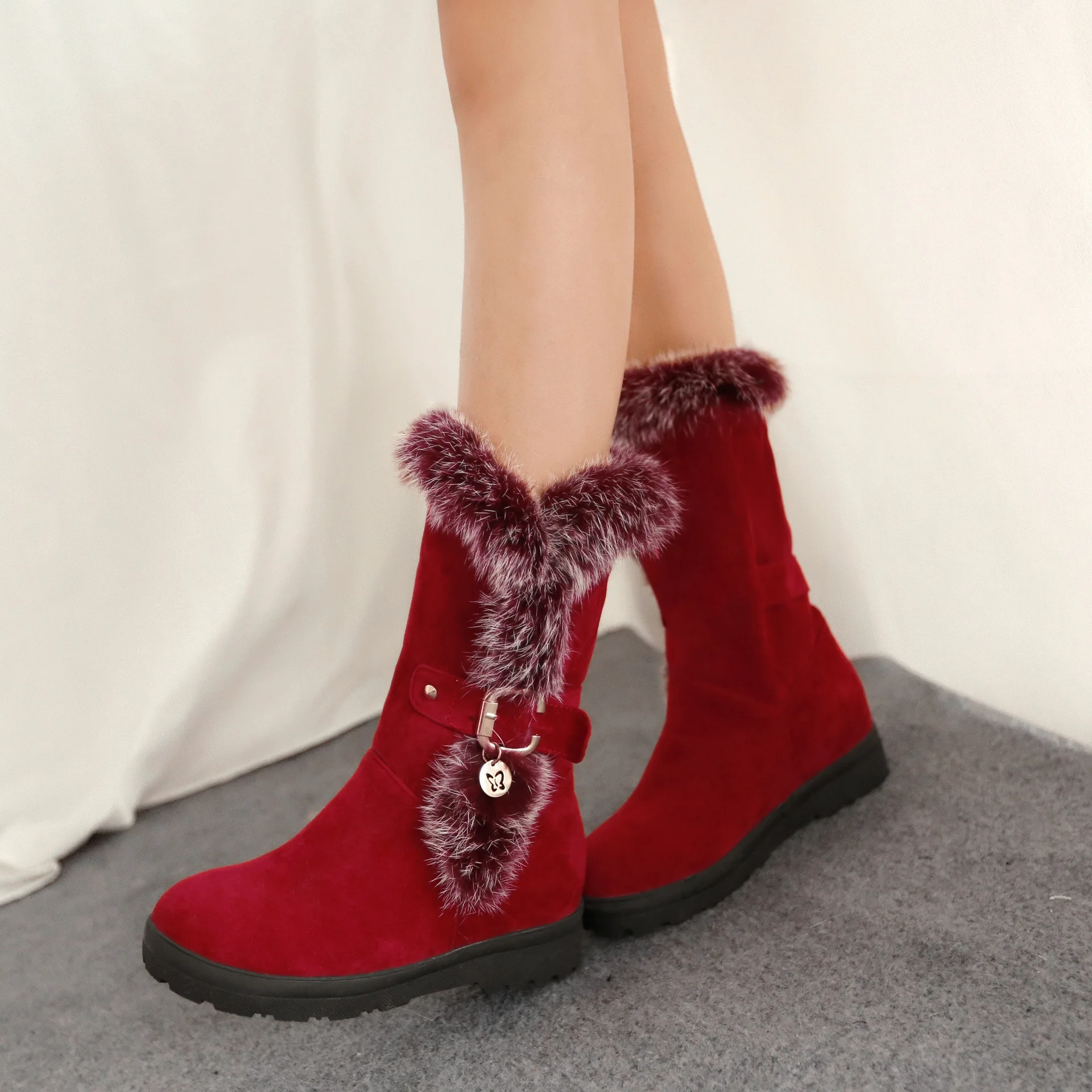 New women boots comfortable warm lightweight breathable warm casual models non-slip wear-resistant sneakers design women boots