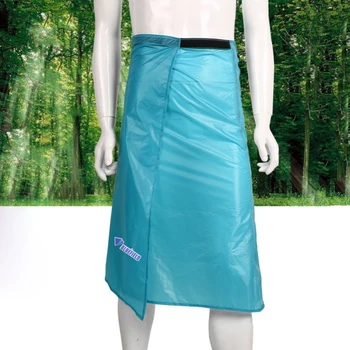 

Protable 15D Silicone Coating Rain Gear Rainwear Long Rain Kilt Waterproof Skirt Pants Trousers Outdoor Hiking Camping Raincoat