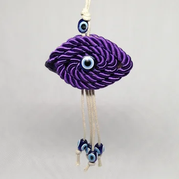 

Evil Eye Bead Eye Design | Decoration Stuff | Home & Car Decor | Hanging Item |Handmade Traditional Turkish Goods ( 5 Pieces )