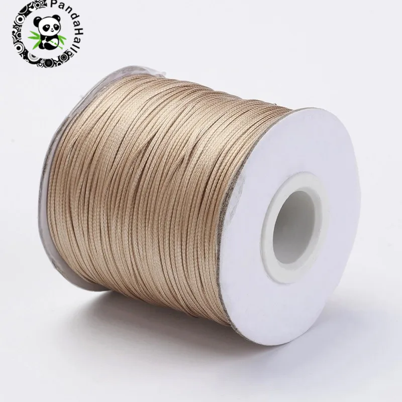 Pandahall 1 рулон 0,5 мм корейский вощеный полиэфирный шнур для изготовления нанизывающих материалов 38 цветов