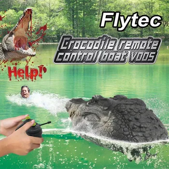 

RC Boat Remote Control Racing Boat Simulation Crocodile Head Spoof Jokes Interesting Prank Toys Halloween Party Scary Toys